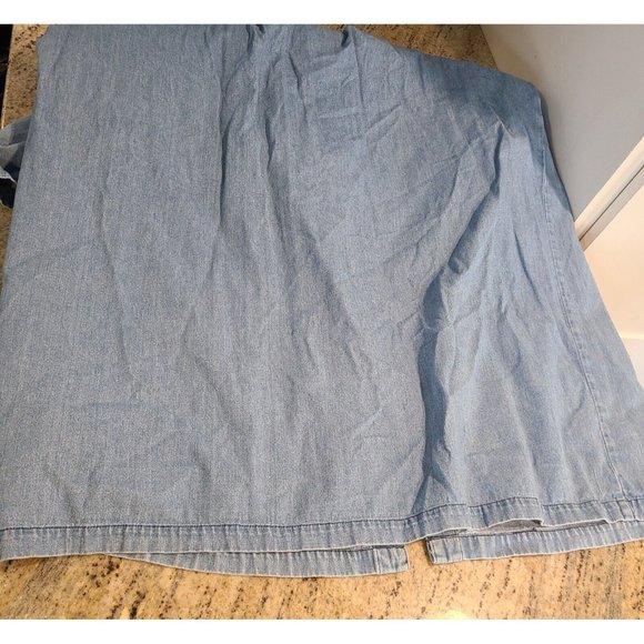 Blue Buttoned Puff Sleeve Sundress - Picture 13 of 15